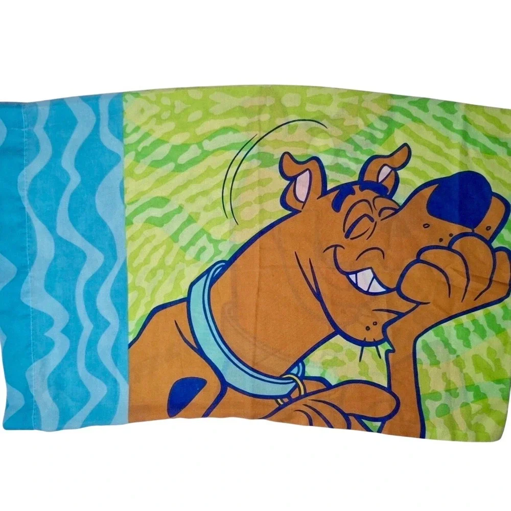 Vintage Hanna Barbera Scooby Doo Pillowcase Standard‎ Size 29x19 DanRiver 2000